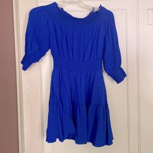 Gianni Bini off the shoulder mini dress